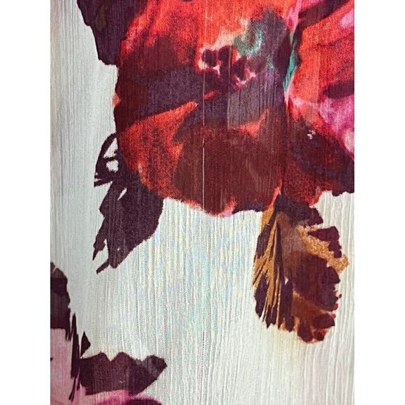 Torrid Top Women 3X Pink Pullover Floral Sheer Feminine Summer Dainty Flowy 80s - Picture 7 of 13